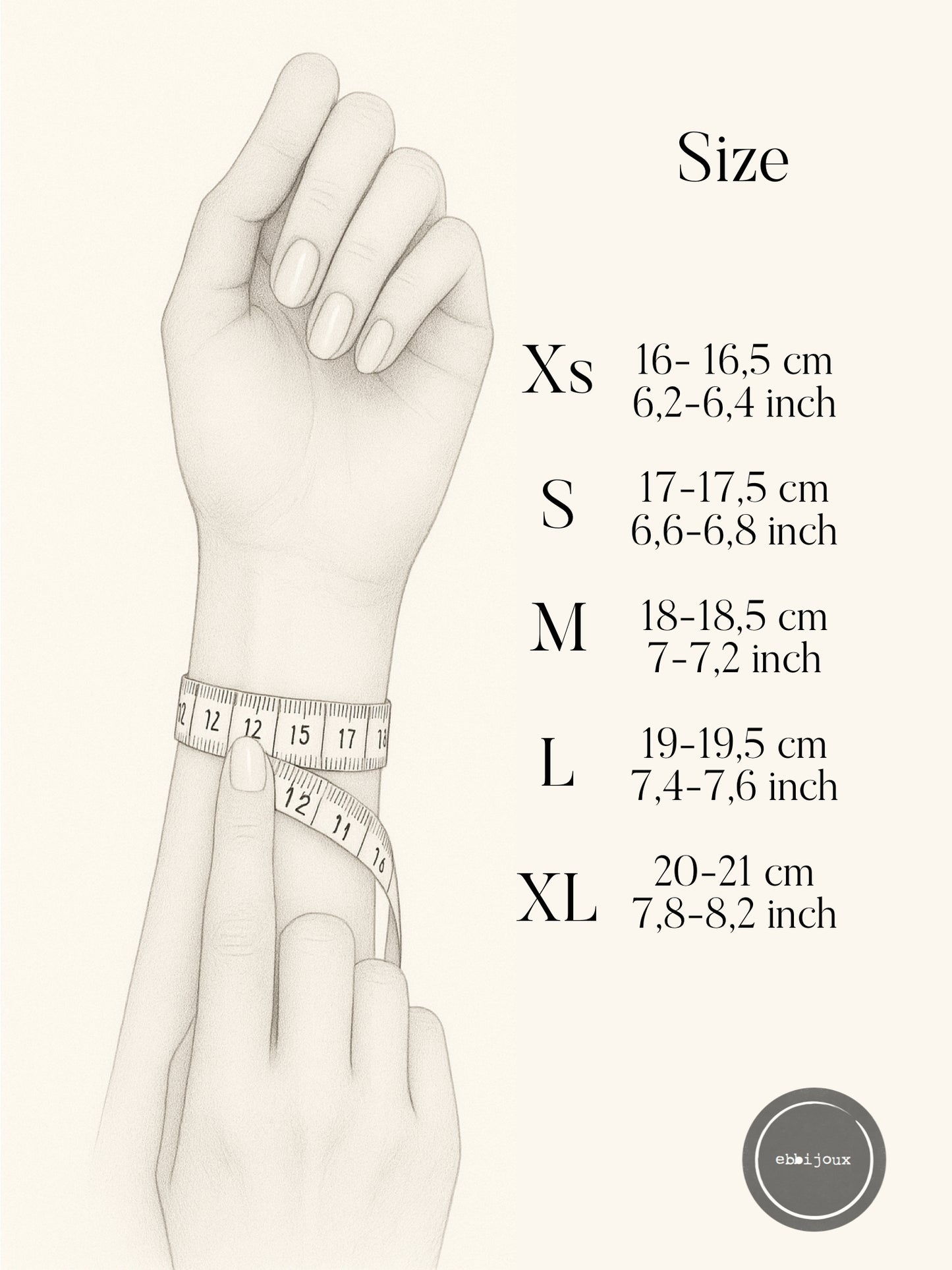 Elastic bracelet with precious stones.