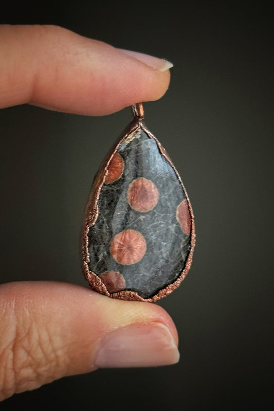 Ciondolo Ossidiana peanut