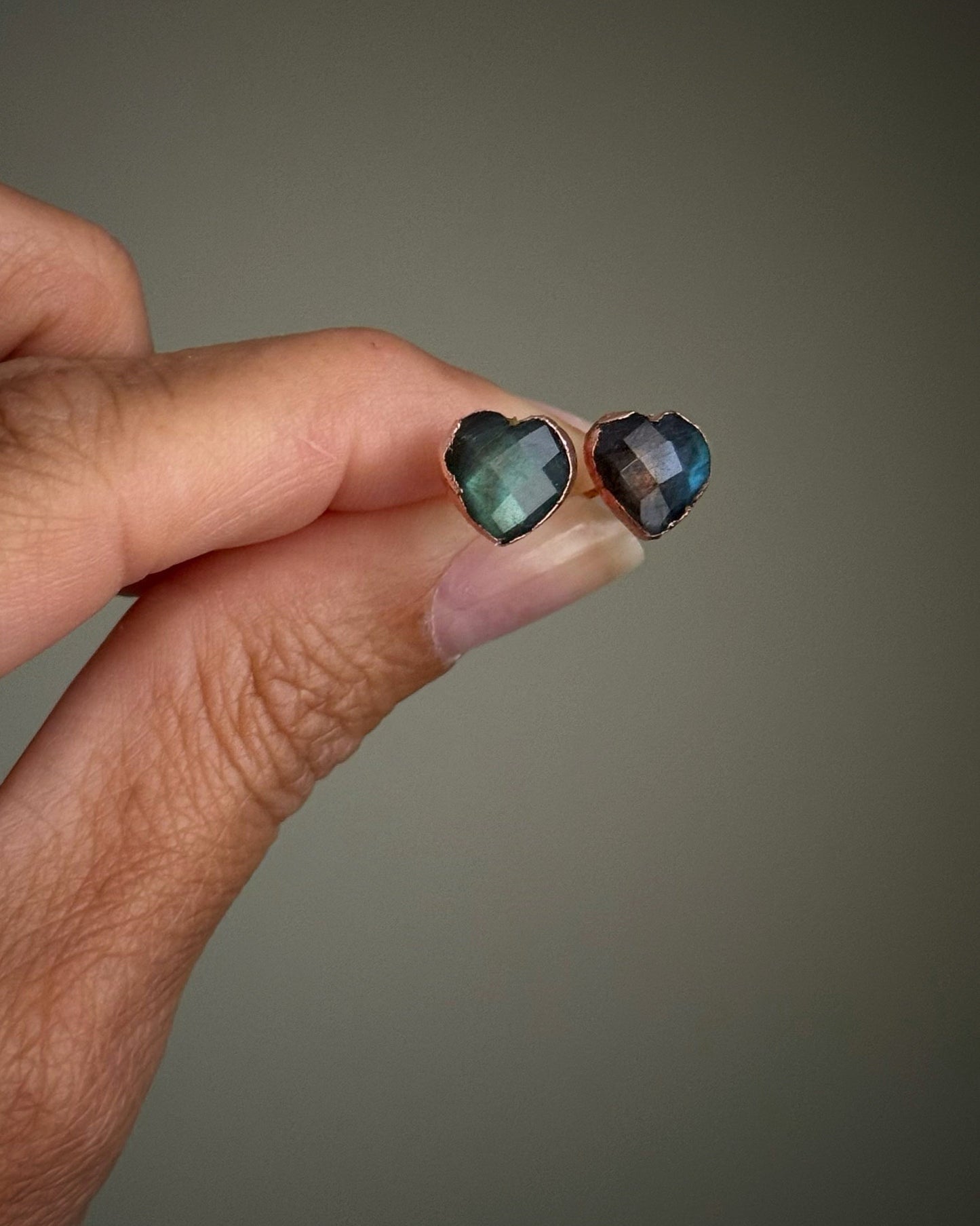 Orecchini con Labradorite