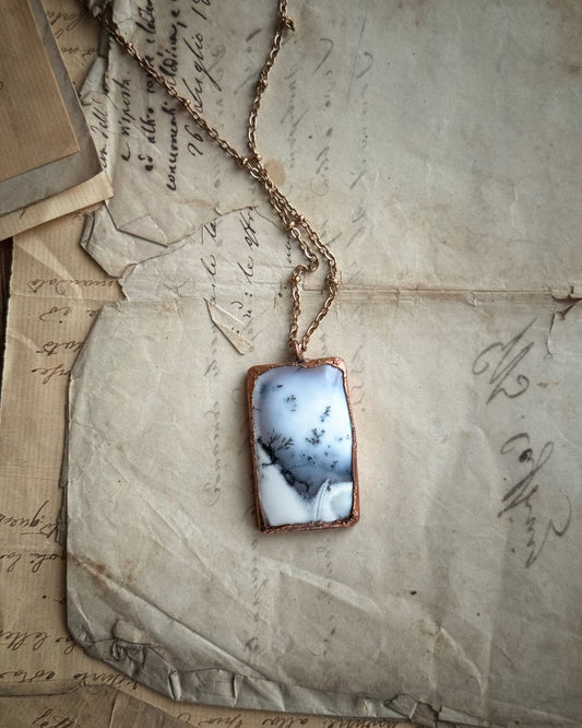 Dendritic Agate Pendant