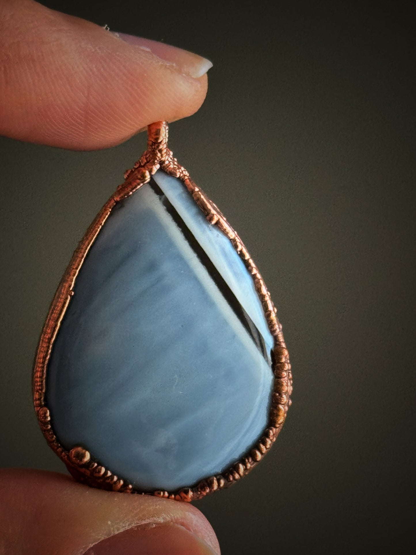 Blue Opal Drop