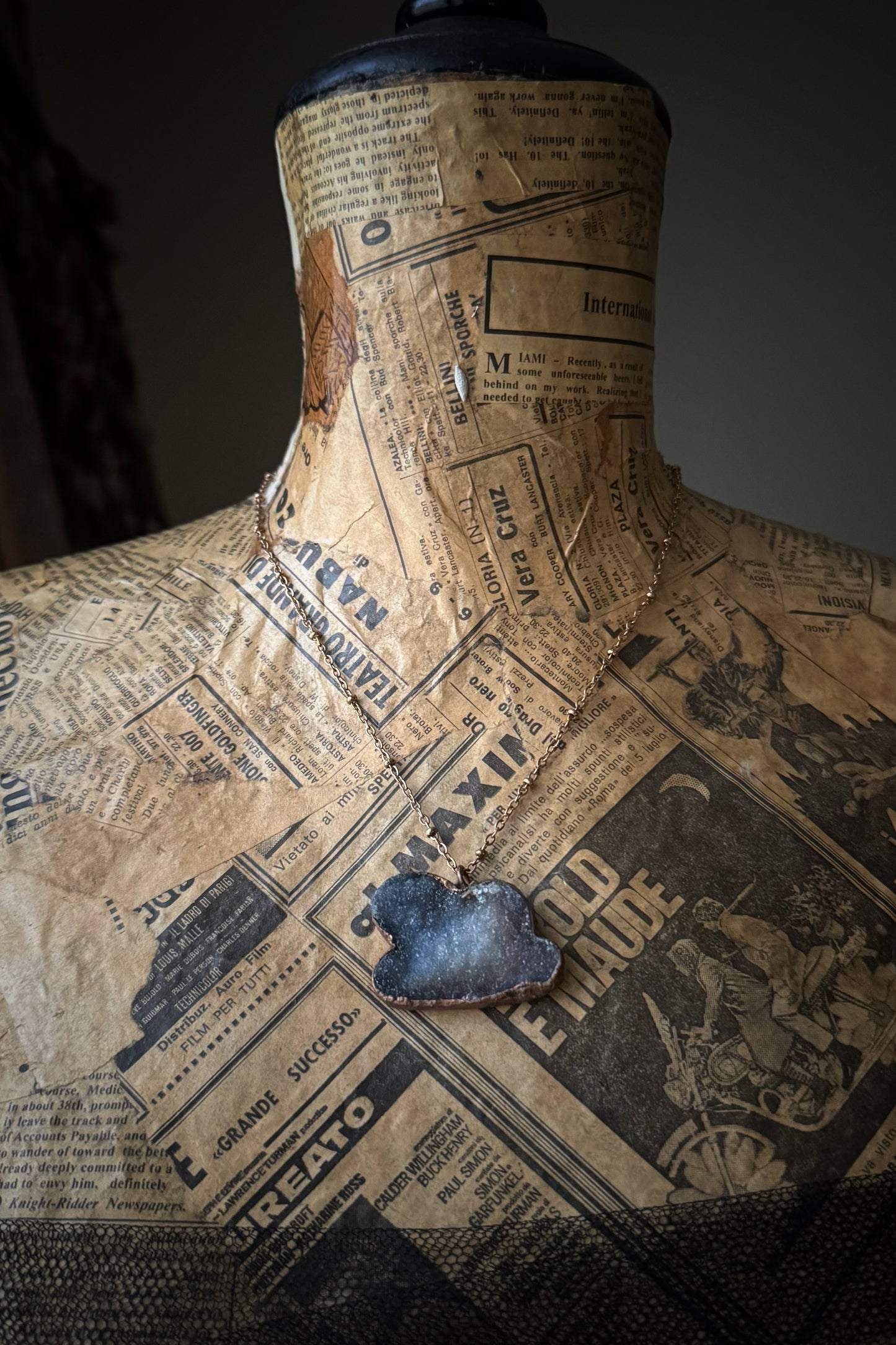 Ciondolo nuvola di quarzo 2