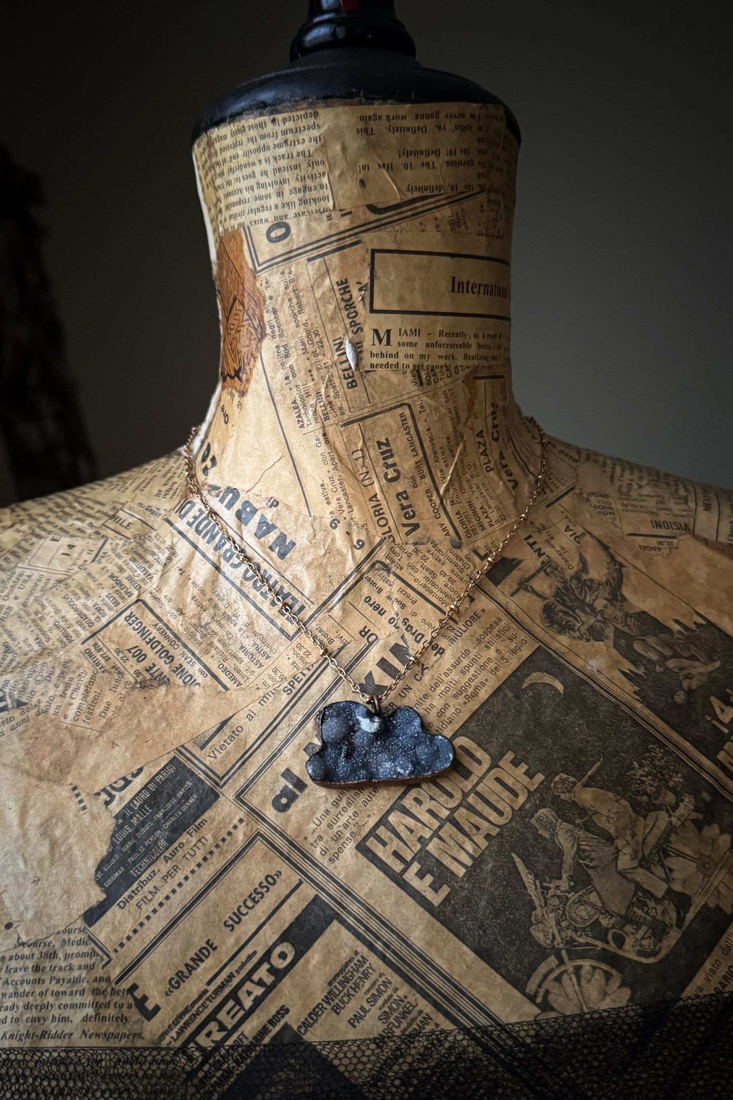 Ciondolo nuvola di quarzo