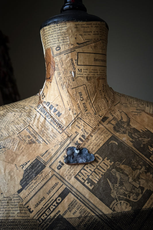 Ciondolo nuvola di quarzo