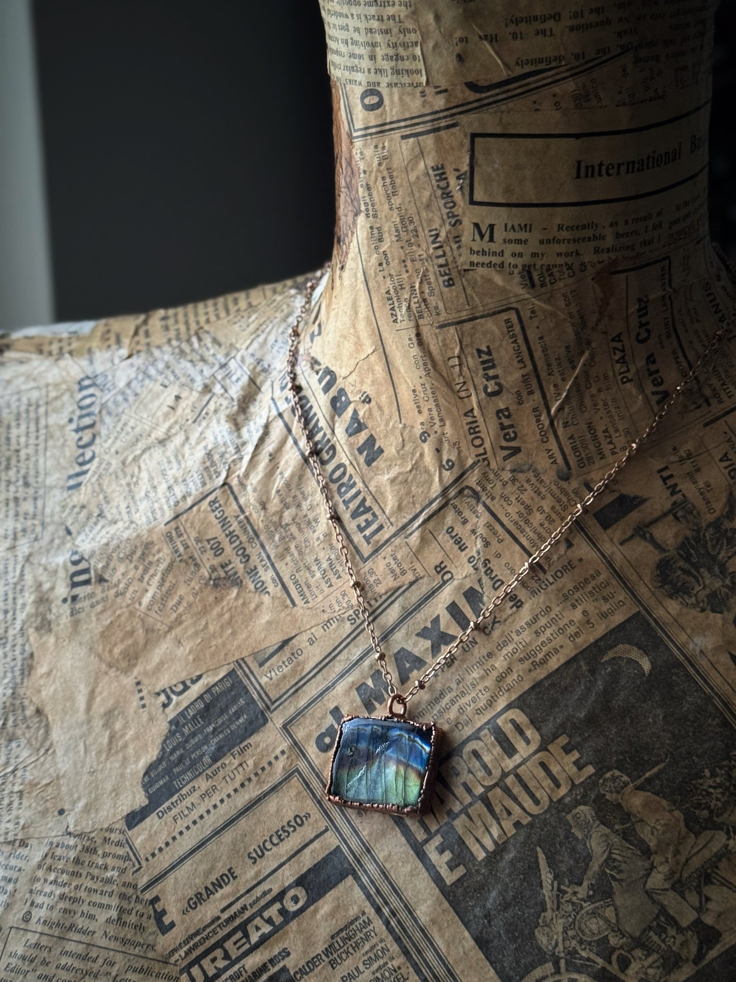 Quadretto in Labradorite