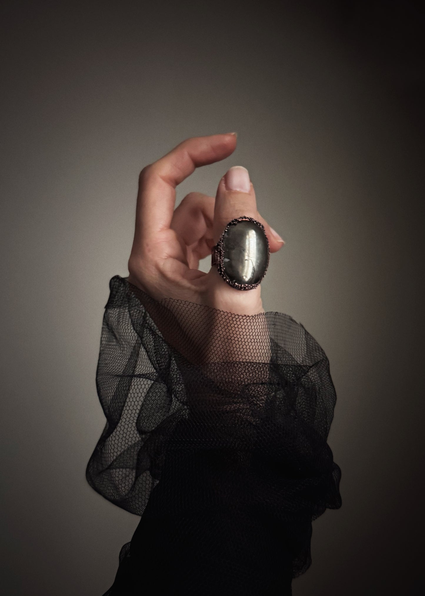 Collezione 3 Anelli Pirite - Misure 6, 8, 10 US