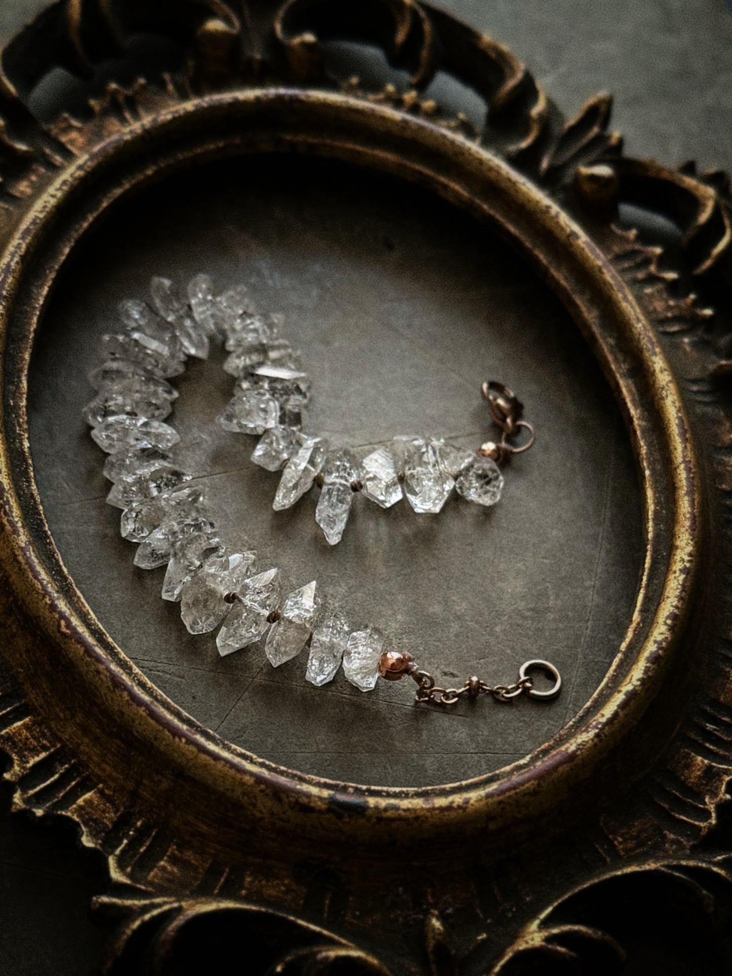 Bracciale Quarzo Herkimer – Punte Naturali - Mod.27