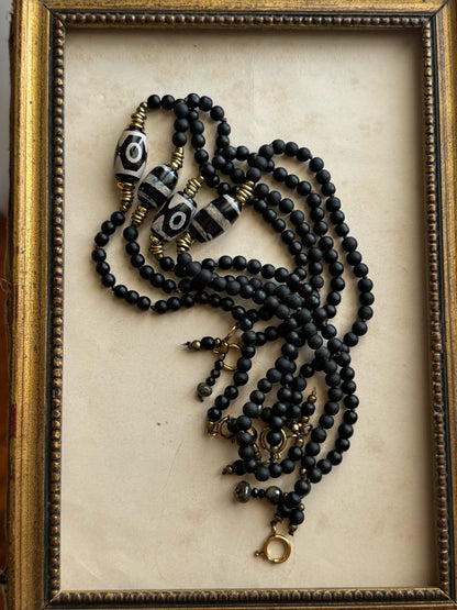 Bracciale Etnico Onice e Agata Dzi – Mod.28