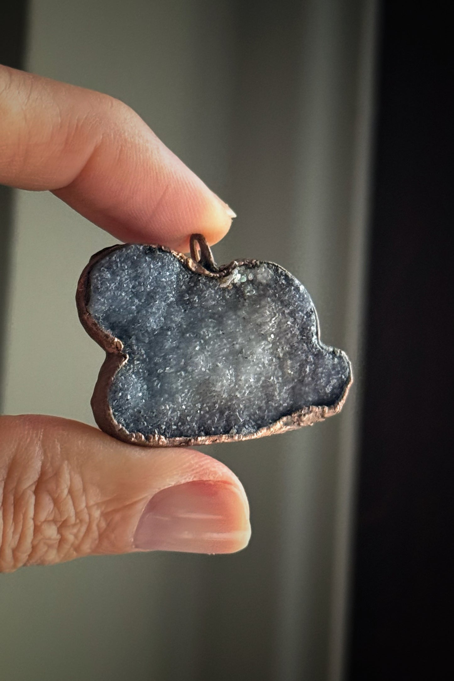 Ciondolo nuvola di quarzo 2