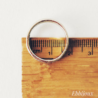 Herkimer five-pointed ring