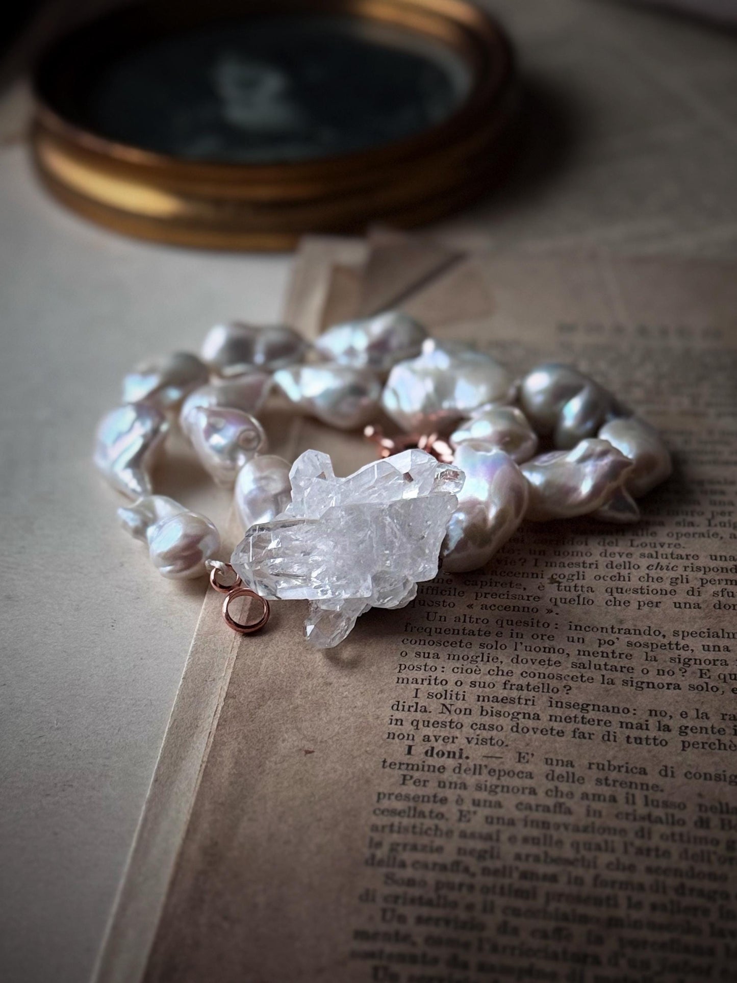 Girocollo con perle barocche