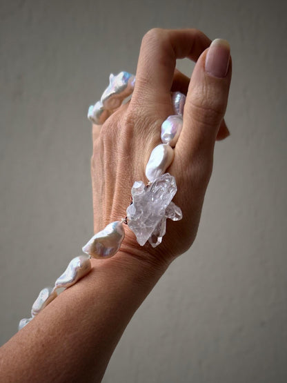Girocollo con perle barocche